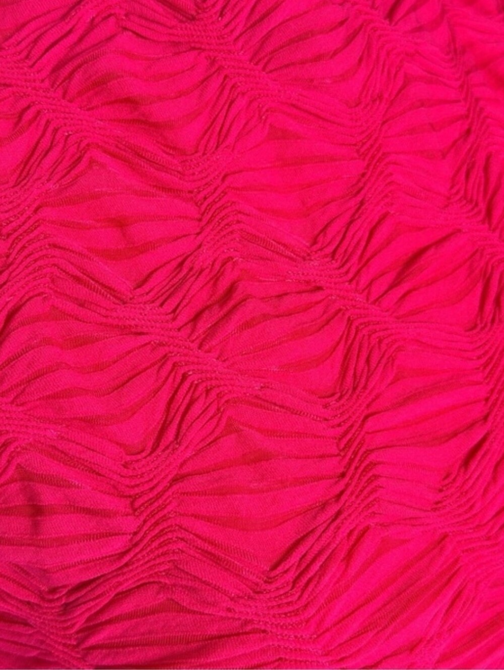 Anthropologie Scrunch Textured Mini Bodycon Dress Pink Medium - Picture 4 of 5